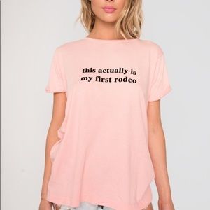 NWT Wildfox First Rodeo Tee